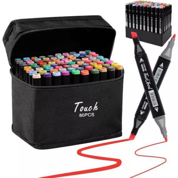 ESTUCHE DE MARCADORES 80PCS
