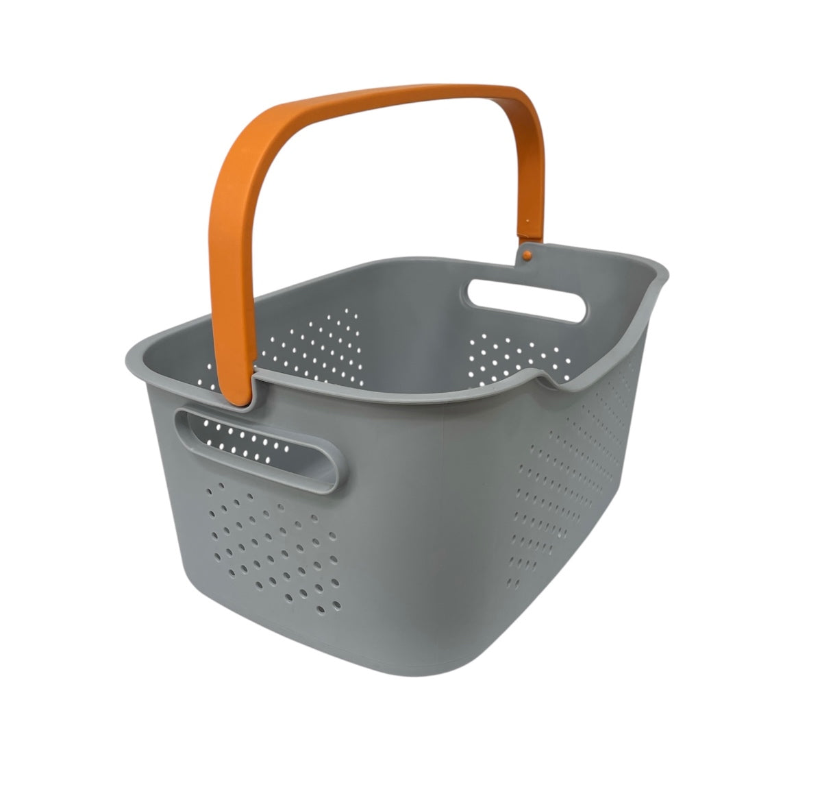 CESTA ORGANIZADOR BLANCA Y GRIS