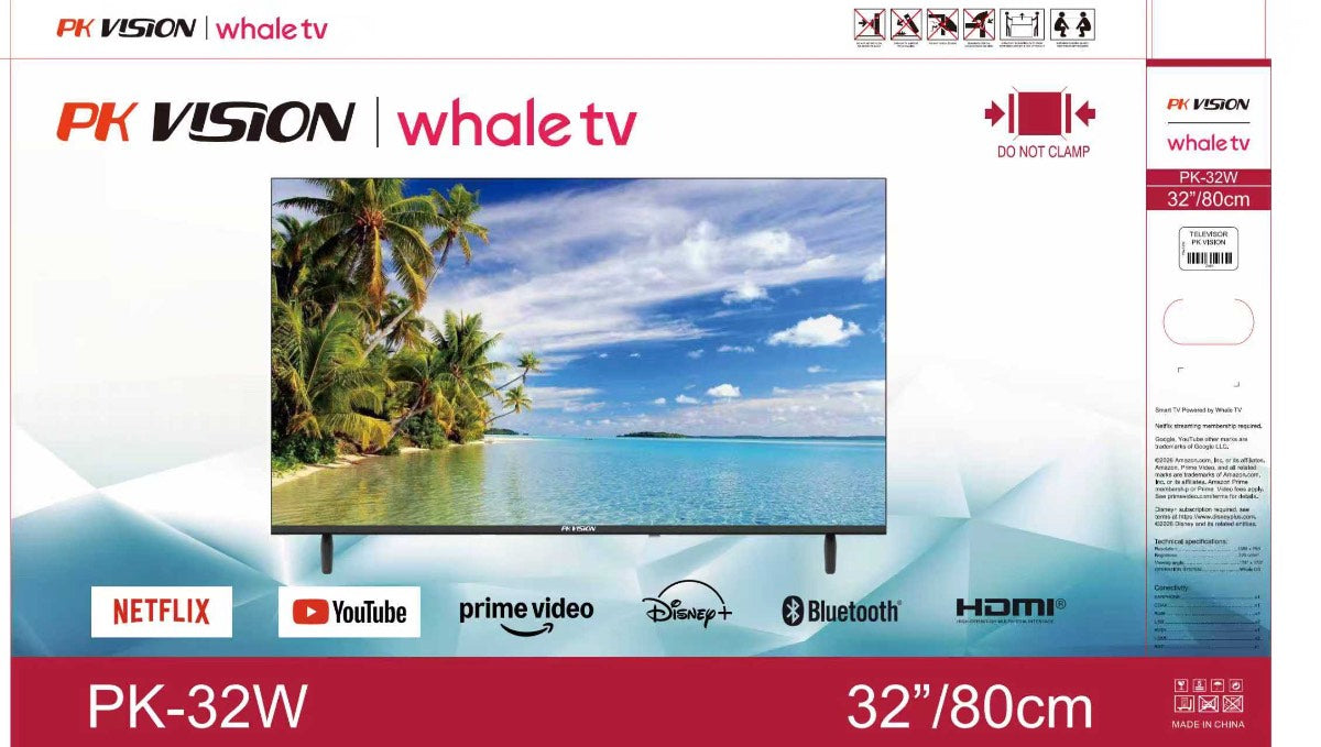 TELEVISOR 32” PK VISION WHALE TV