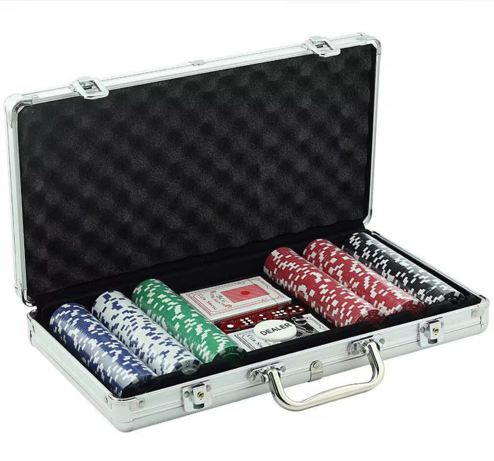 Juego de poker de 300pcs