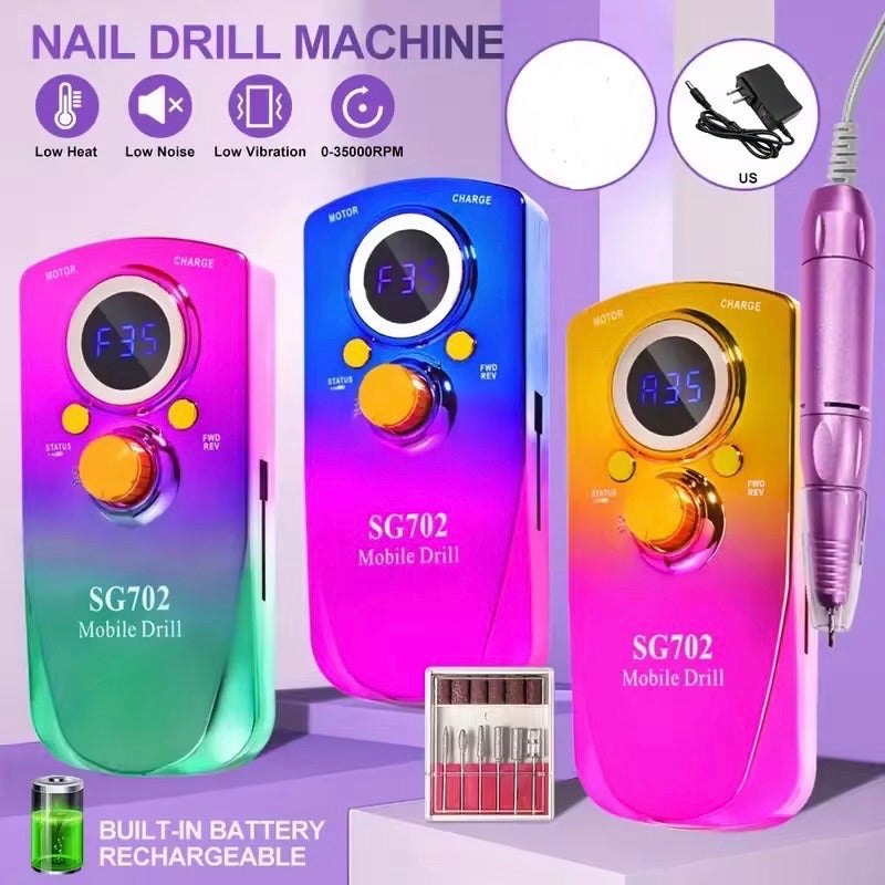PULIDOR DE UÑAS TORNASOL INALAMBRICO 702C