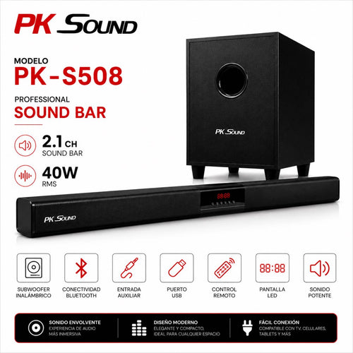 BARRA DE SONIDO PK SOUND S508
