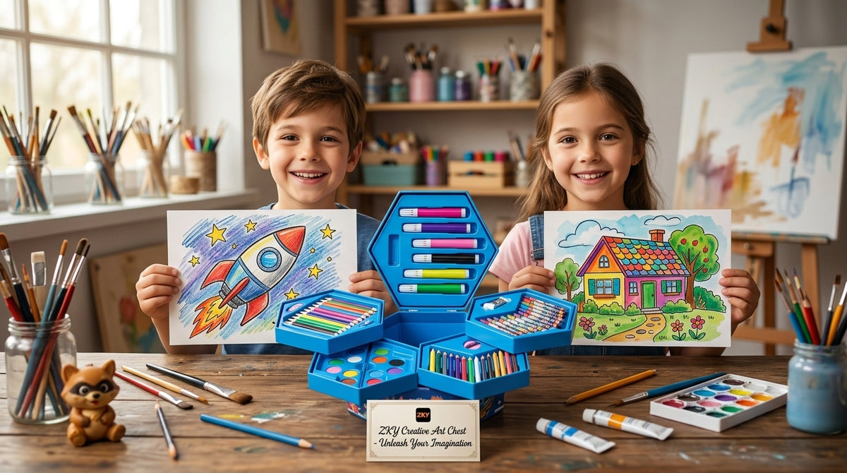 LOS PEQUES — Set de Arte Caja 46 Piezas KZ